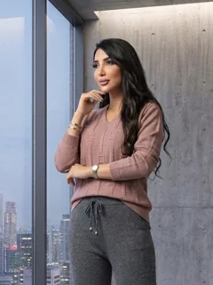 بلوز بافت زنانه نخ باتو ترک